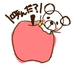 Gluttonous bear sticker #7810140