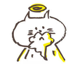 Hermit of the cat !!! sticker #7810372