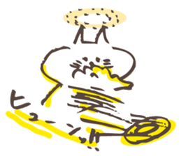 Hermit of the cat !!! sticker #7810374