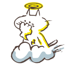 Hermit of the cat !!! sticker #7810375