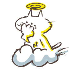 Hermit of the cat !!! sticker #7810375