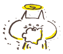 Hermit of the cat !!! sticker #7810386