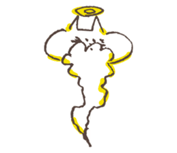 Hermit of the cat !!! sticker #7810392