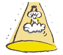 Hermit of the cat !!! sticker #7810393