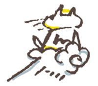 Hermit of the cat !!! sticker #7810394