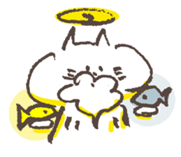 Hermit of the cat !!! sticker #7810395