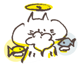 Hermit of the cat !!! sticker #7810395