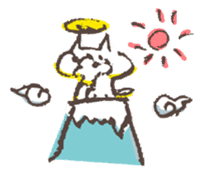 Hermit of the cat !!! sticker #7810398