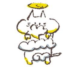 Hermit of the cat !!! sticker #7810403