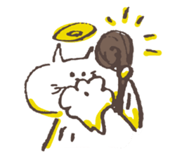 Hermit of the cat !!! sticker #7810404