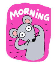 Little Mouse Nuna sticker #7810412