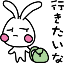 rabbits fawn sticker #7810536