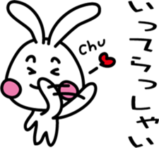 rabbits fawn sticker #7810548