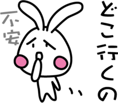 rabbits fawn sticker #7810550