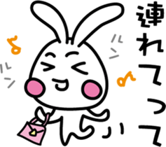 rabbits fawn sticker #7810551