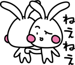 rabbits fawn sticker #7810563