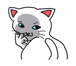 3cats(engrish) sticker #7810663