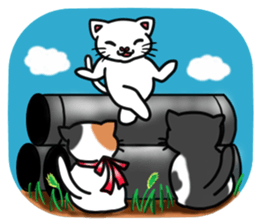 3cats(engrish) sticker #7810687