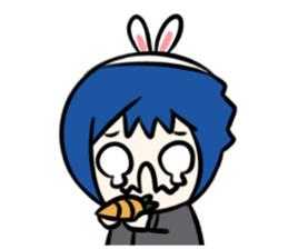 Jimmy rabbit and his partner sticker #7811176