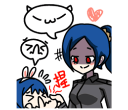 Jimmy rabbit and his partner sticker #7811204