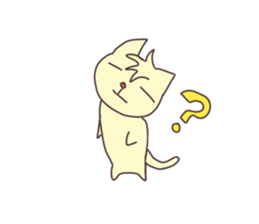 The cat which does not want to work sticker #7811826