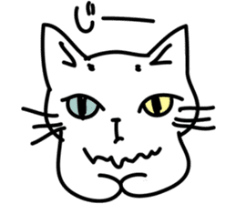 Odd Eye Cat  Muuchan sticker #7811888
