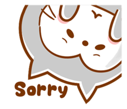 Appuppu! greeting of 4 types ! sticker #7812115