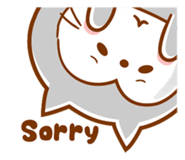 Appuppu! greeting of 4 types ! sticker #7812115