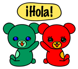 The little Spanish bears "Bea&Rafa" sticker #7812212