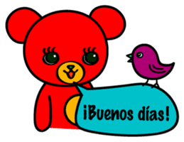 The little Spanish bears "Bea&Rafa" sticker #7812213