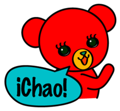 The little Spanish bears "Bea&Rafa" sticker #7812220