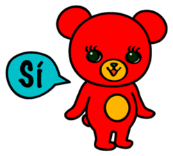 The little Spanish bears "Bea&Rafa" sticker #7812225