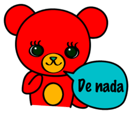 The little Spanish bears "Bea&Rafa" sticker #7812229