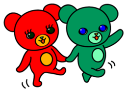 The little Spanish bears "Bea&Rafa" sticker #7812239