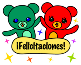 The little Spanish bears "Bea&Rafa" sticker #7812246