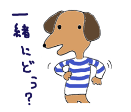 Green Cat and Border Dog sticker #7812986