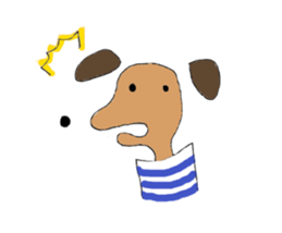 Green Cat and Border Dog sticker #7812988