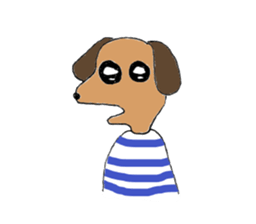 Green Cat and Border Dog sticker #7812993