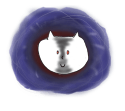 Green Cat and Border Dog sticker #7812997