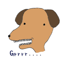 Green Cat and Border Dog sticker #7812998