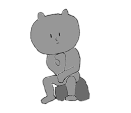 Green Cat and Border Dog sticker #7813001