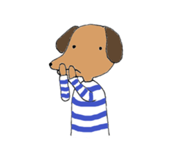 Green Cat and Border Dog sticker #7813002