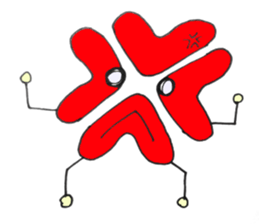 My daughter makes simple emotion Sticker sticker #7813416