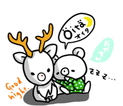 Let's talk in Finnish with Big bro bear. sticker #7813936