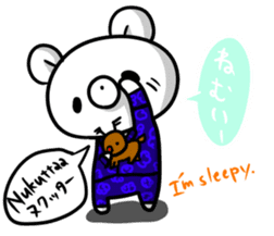 Let's talk in Finnish with Big bro bear. sticker #7813950