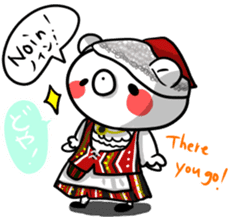 Let's talk in Finnish with Big bro bear. sticker #7813968