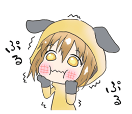 Petit animal suit sticker #7814107