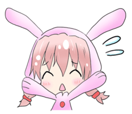 Petit animal suit sticker #7814113