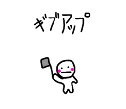 Daily round face-kun 2 sticker #7814390