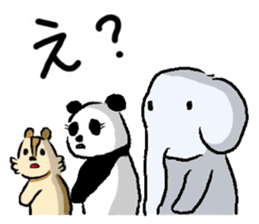 Zoo friends chit-chat sticker #7815452